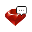 RubyLLM logo